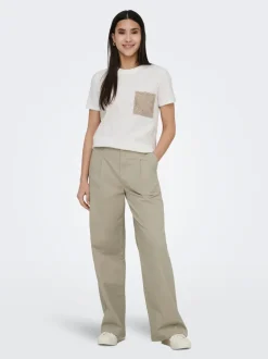 ONLBIANA Corte wide leg Pantalones chinos