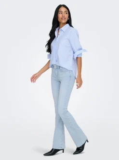ONLBLUSH Cintura media Corte flared Vaqueros