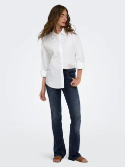 ONLBLUSH Cintura media Corte flared Vaqueros