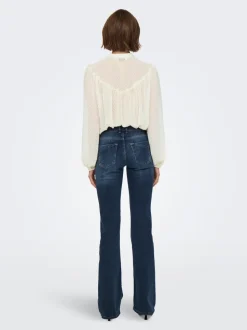 ONLBLUSH Cintura media Corte flared Vaqueros
