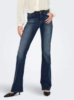 ONLBLUSH Cintura media Corte flared Vaqueros