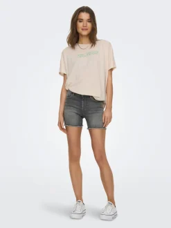 ONLBLUSH Cintura media Corte regular Shorts vaqueros