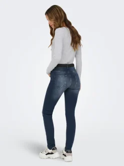 ONLBLUSH Cintura media Corte skinny Largo hasta los tobillos Vaqueros