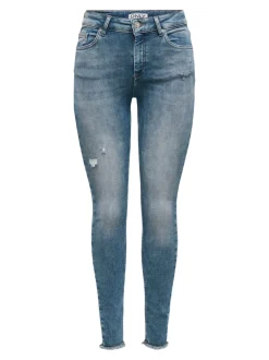 ONLBLUSH Cintura media Corte skinny Largo hasta los tobillos Vaqueros