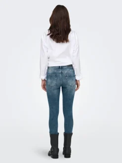 ONLBLUSH Cintura media Corte skinny Largo hasta los tobillos Vaqueros