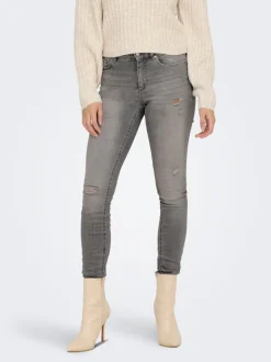 ONLBLUSH Cintura media Corte skinny Largo hasta los tobillos Vaqueros