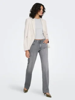 ONLBLUSH Cintura media Corte straight Vaqueros