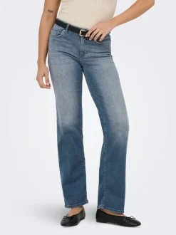 ONLBLUSH Cintura media Corte straight Vaqueros