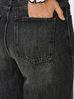 ONLCARO Cintura media Corte loose Shorts vaqueros
