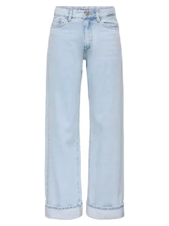 ONLELLA Cintura media Corte wide leg Vaqueros