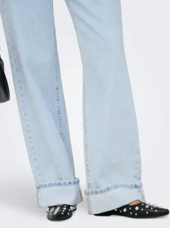 ONLELLA Cintura media Corte wide leg Vaqueros