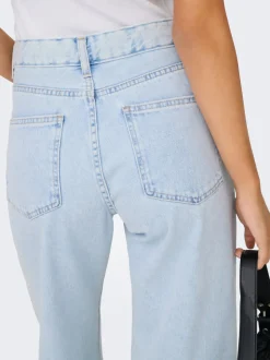 ONLELLA Cintura media Corte wide leg Vaqueros