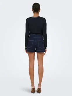 ONLEMILIA Cintura alta Corte regular Shorts vaqueros