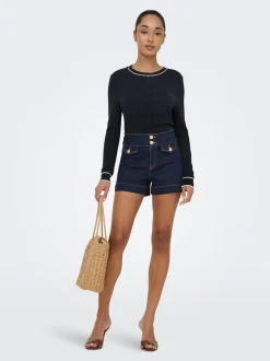 ONLEMILIA Cintura alta Corte regular Shorts vaqueros