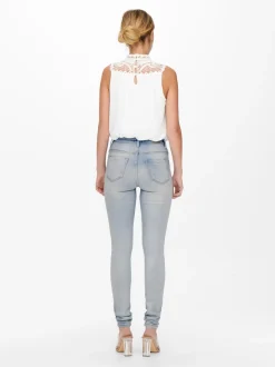 ONLFOREVER Cintura alta Corte skinny Vaqueros