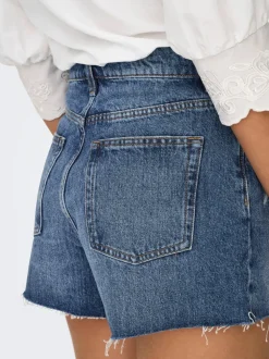 -ONLGABI Cintura alta Corte regular Shorts vaqueros