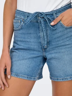 ONLGIANNA Cintura media Corte regular Shorts vaqueros