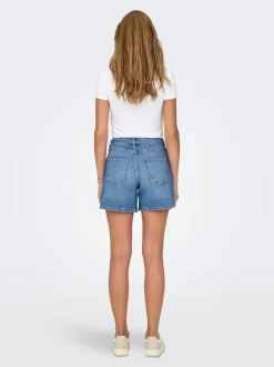 ONLGIANNA Cintura media Corte regular Shorts vaqueros