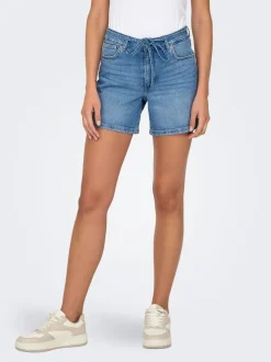 ONLGIANNA Cintura media Corte regular Shorts vaqueros