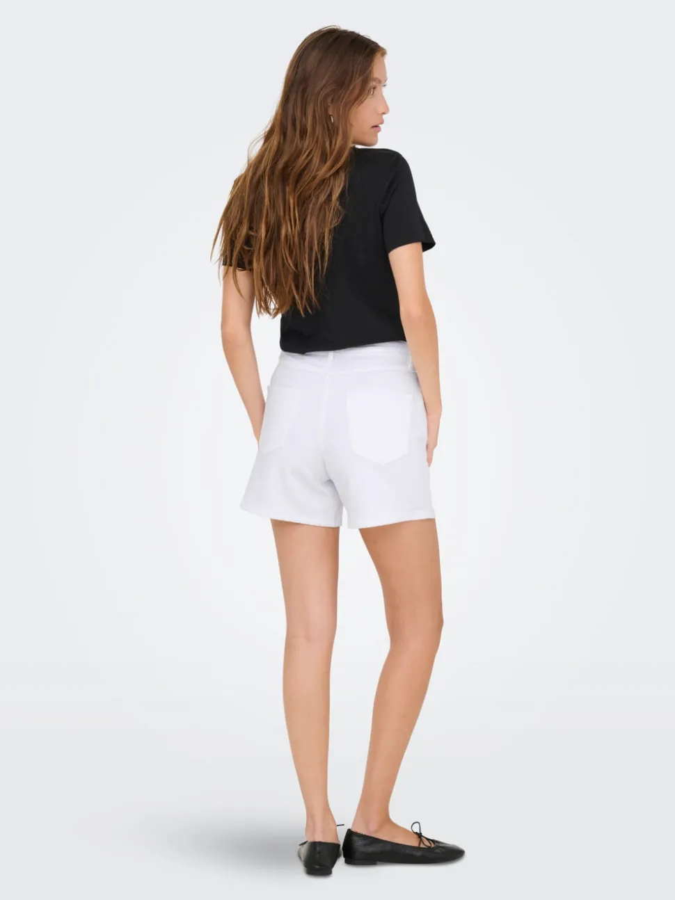 ONLGIANNA Cintura media Corte regular Shorts vaqueros