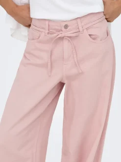 ONLGIANNA-SILLA Corte loose Pantalones de pernera ancha