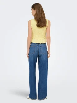 ONLGOA Lino Blusa