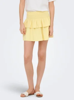 ONLGOA Lino Falda Falda corta