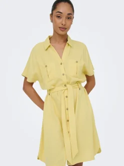 ONLGOA Lino Vestido corto