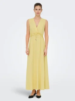 ONLGOA Lino Vestido largo