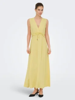 ONLGOA Lino Vestido largo