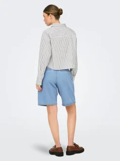 ONLIVY Corte wide leg Shorts vaqueros