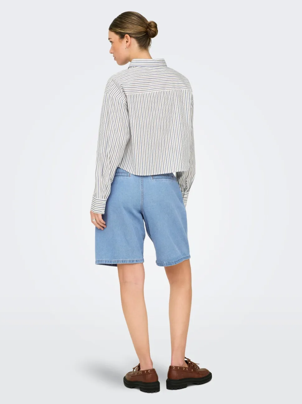 ONLIVY Corte wide leg Shorts vaqueros