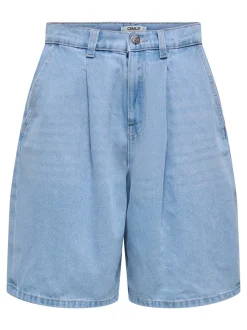 ONLIVY Corte wide leg Shorts vaqueros