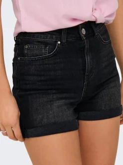 ONLJOSEPHINE Cintura alta Corte regular Shorts vaqueros