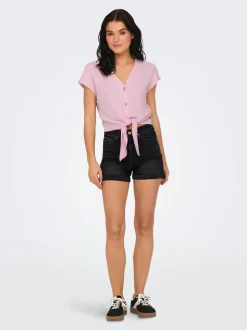 ONLJOSEPHINE Cintura alta Corte regular Shorts vaqueros