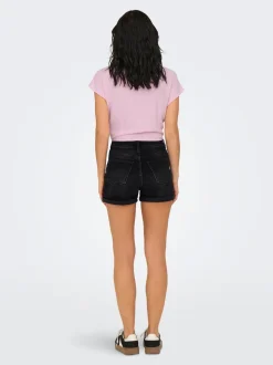 ONLJOSEPHINE Cintura alta Corte regular Shorts vaqueros