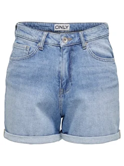 ONLJOSEPHINE Cintura alta Corte regular Shorts vaqueros