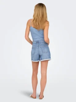 ONLJOSEPHINE Cintura alta Corte regular Shorts vaqueros