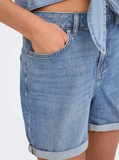 ONLJOSEPHINE Cintura alta Corte regular Shorts vaqueros