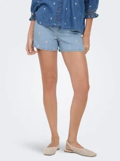 ONLJOSEPHINE Cintura alta Corte loose Shorts vaqueros