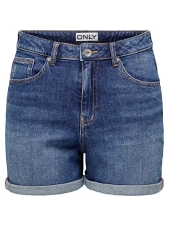 ONLJOSEPHINE Cintura alta Corte regular Shorts vaqueros