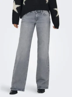 ONLJUICY Cintura baja Corte wide leg Vaqueros