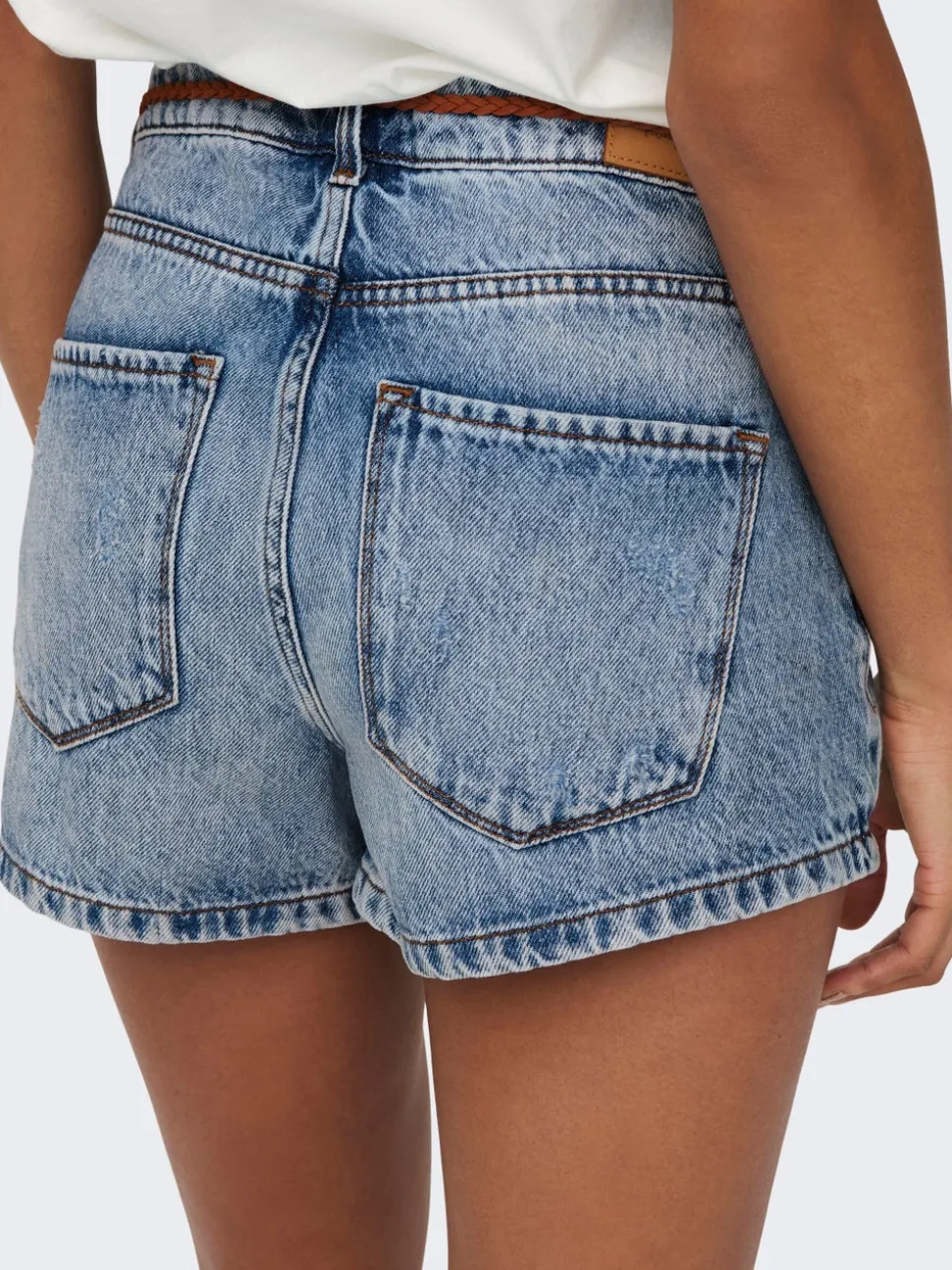 ONLKELLY Cintura alta Corte regular Shorts vaqueros
