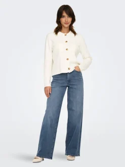 ONLMADISON Cintura alta Corte wide leg Vaqueros