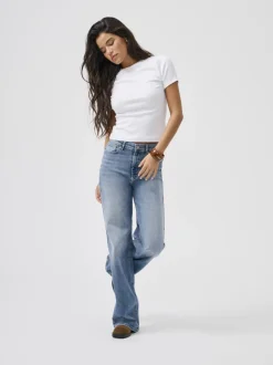 ONLMADISON Cintura alta Corte wide leg Vaqueros
