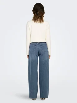 ONLMADISON Cintura alta Corte wide leg Vaqueros