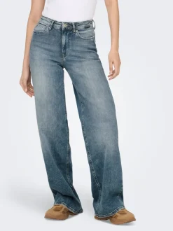 ONLMADISON Cintura alta Corte wide leg Vaqueros