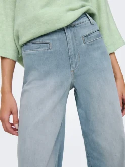 ONLMADISON Cintura alta Corte wide leg Vaqueros