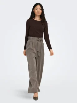 ONLMARSA Corte flared Pantalones estilo paperbag