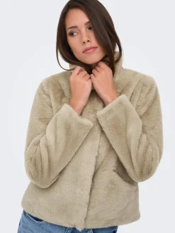 ONLNEWVIDA Chaqueta de pelo sintético